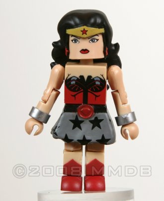 red son wonder woman statue