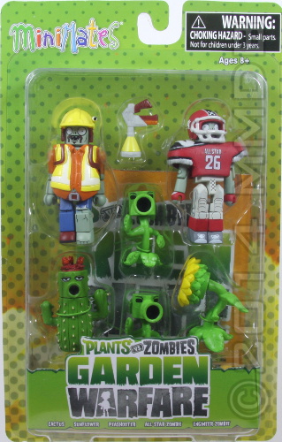 Plants vs. Zombies Garden Warfare Action Figure 2-Pack Set