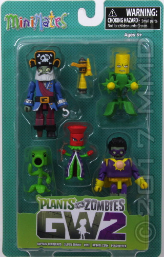 Plants vs. Zombies 2-Pack Action Figure Series 2 Set