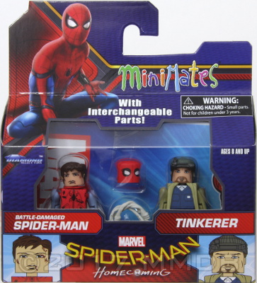 Minimate Database: Battle-Damaged Spider-Man & Tinkerer