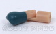 Peach Arm with Green Sleeve (Left)